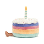 Jellycat Amuseables Rainbow Birthday Cake 15cm