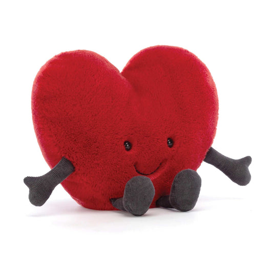 Jellycat Amuseables Red Heart small soft toy 12cm