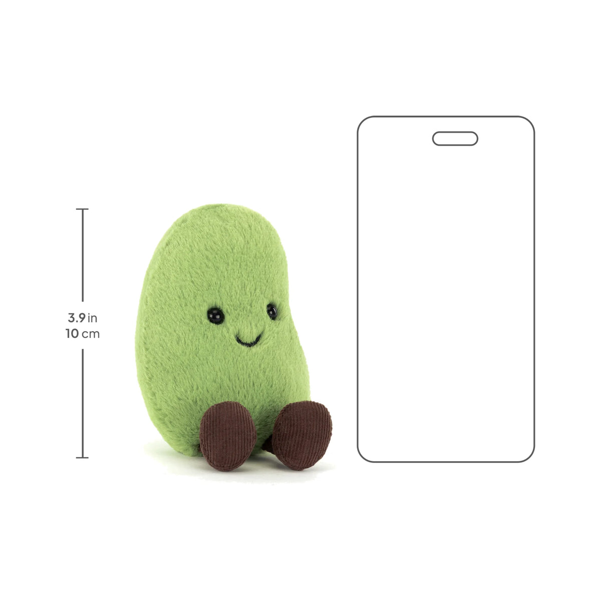 Jellycat Amuseables Soyella Edamame Bean Soft Toy 13cm