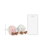 Jellycat Amuseables Toastie Pink and White Marshmallows soft toy 9cm
