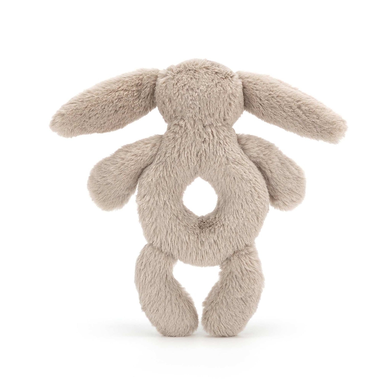 Jellycat Bashful Beige Bunny Ring Rattle 18cm
