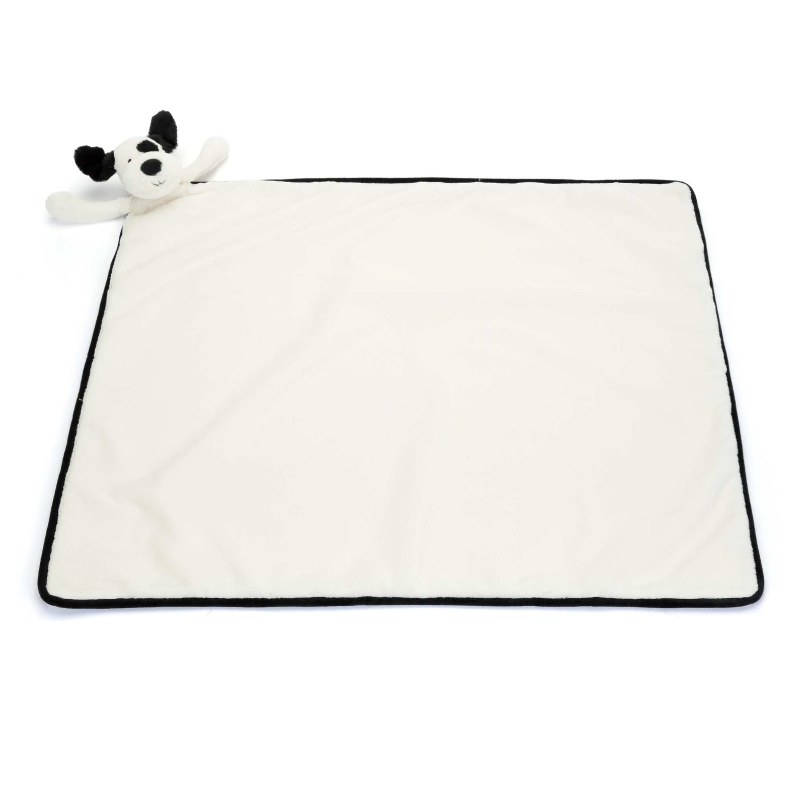 Jellycat Bashful Black & Cream Puppy Blankie 70cm