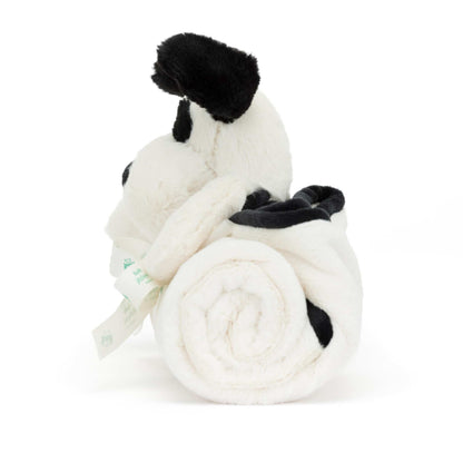 Jellycat Bashful Black & Cream Puppy Blankie 70cm