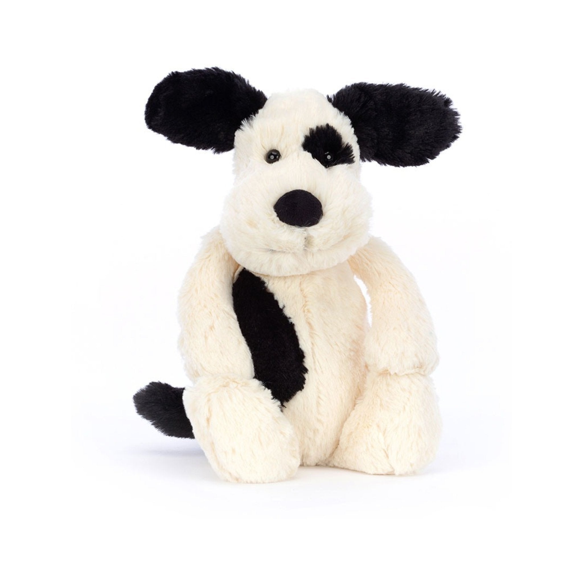 Jellycat Bashful Black & Cream Puppy Medium 31cm