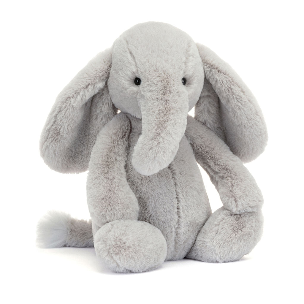 Jellycat Bashful Luxe Elephant Thuddeus medium soft toy 31cm