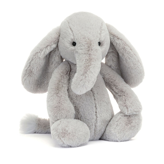 Jellycat Bashful Luxe Elephant Thuddeus medium soft toy 31cm