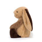 Jellycat Bashful Patchwork Brown Bunny soft toy 31cm