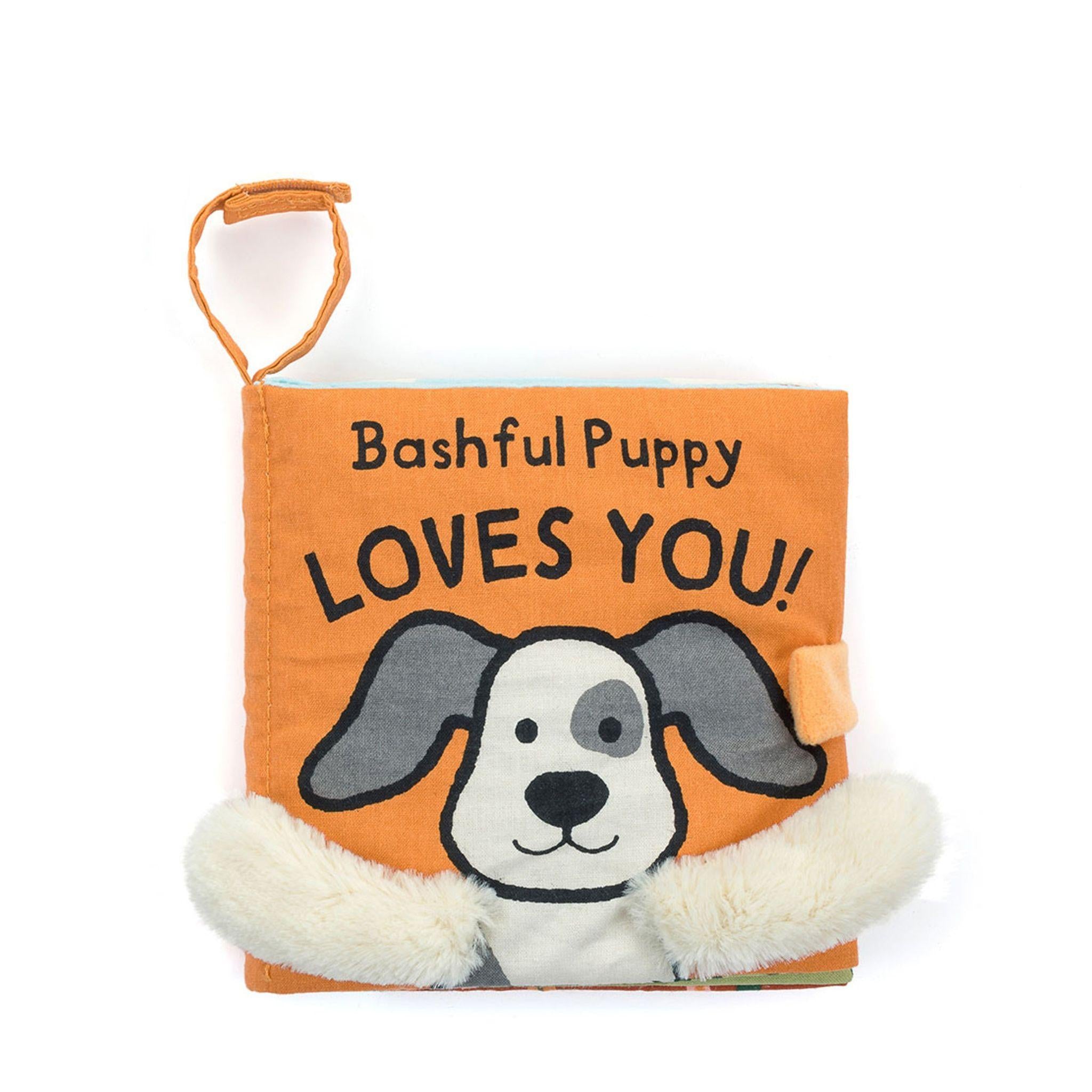 Jellycat Bashful Puppy Loves You Book