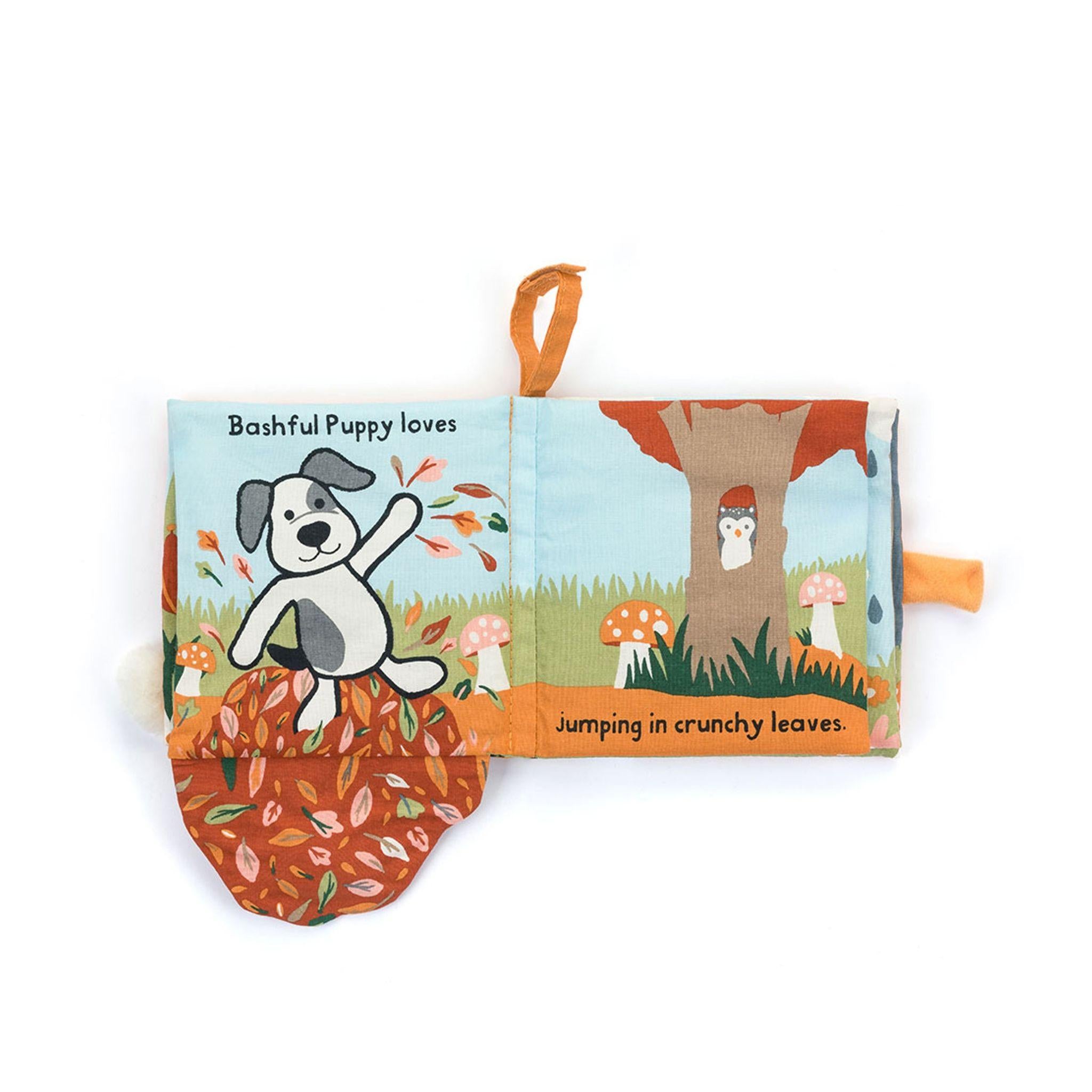 Jellycat Bashful Puppy Loves You Book