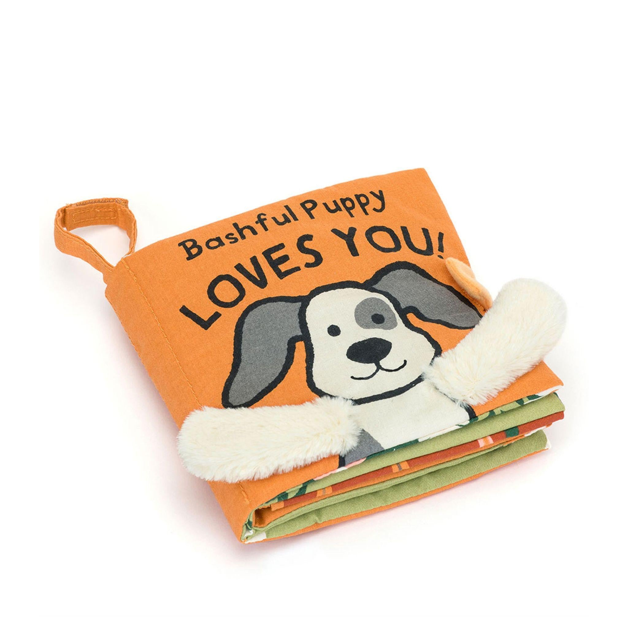 Jellycat Bashful Puppy Loves You Book