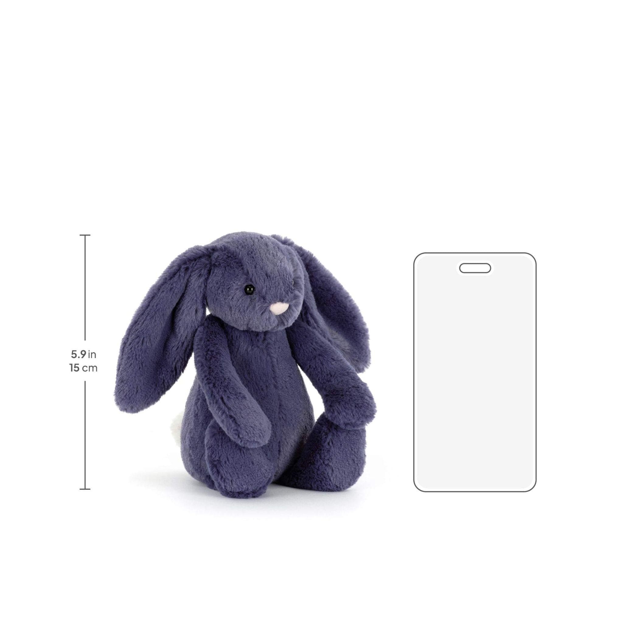 Jellycat Bashful Saffyre Bunny small soft toy 18cm