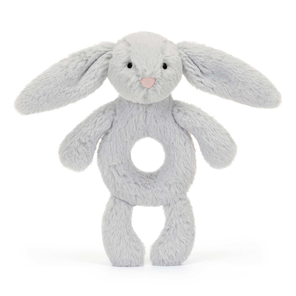 Jellycat Bashful Silver Bunny Ring Rattle