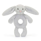 Jellycat Bashful Silver Bunny Ring Rattle
