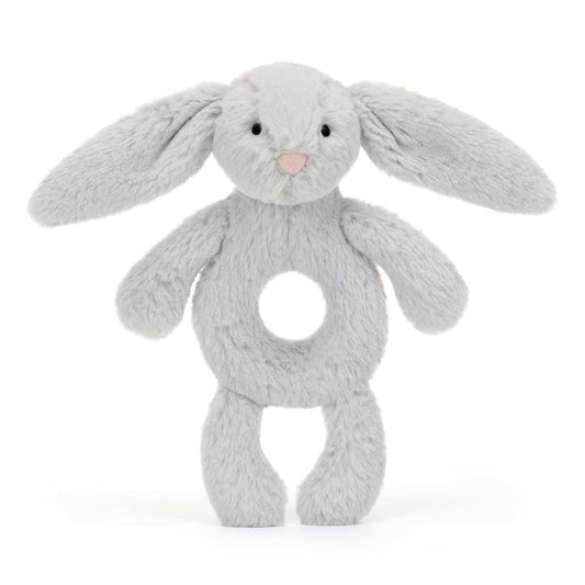 Jellycat Bashful Silver Bunny Ring Rattle