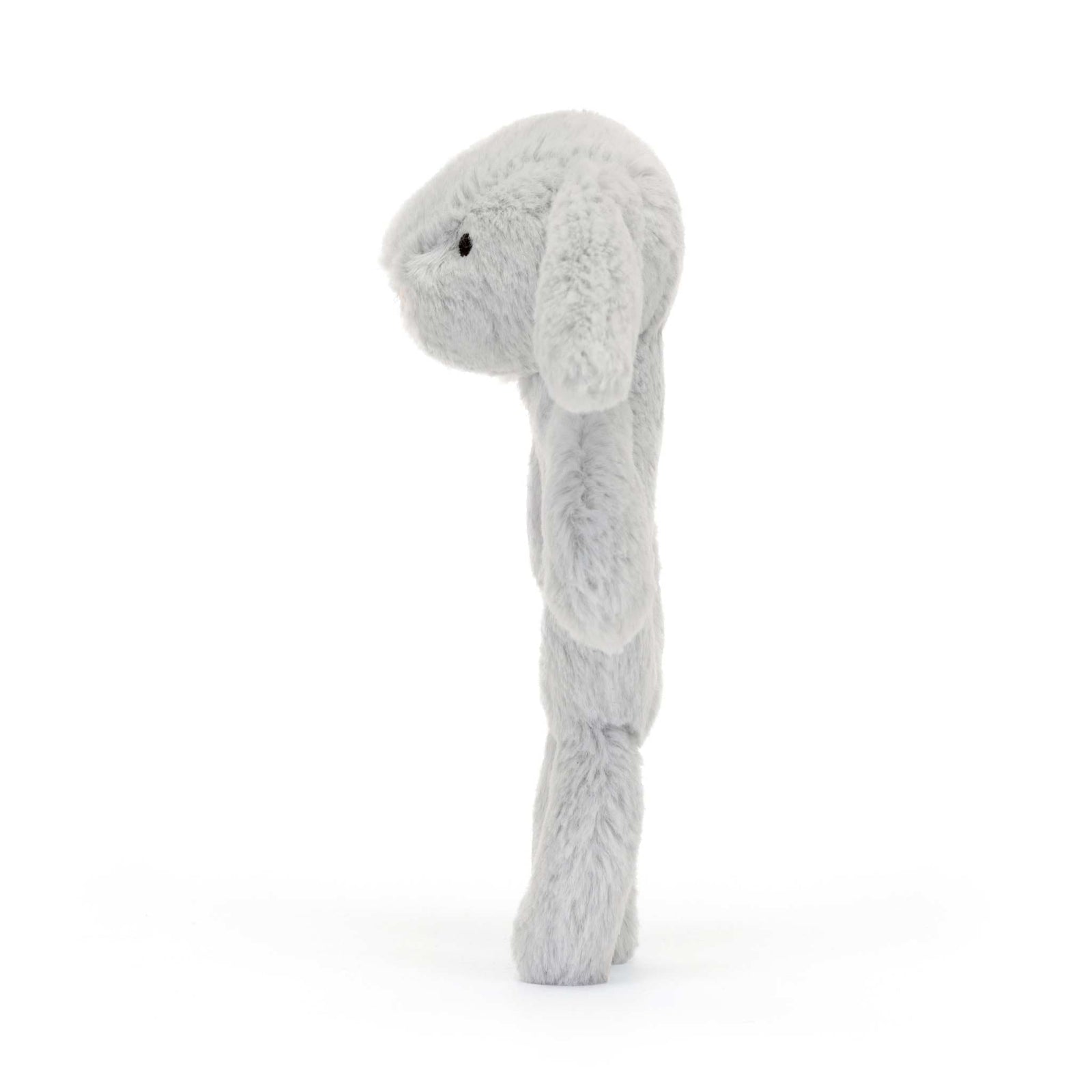 Jellycat Bashful Silver Bunny Ring Rattle 18cm
