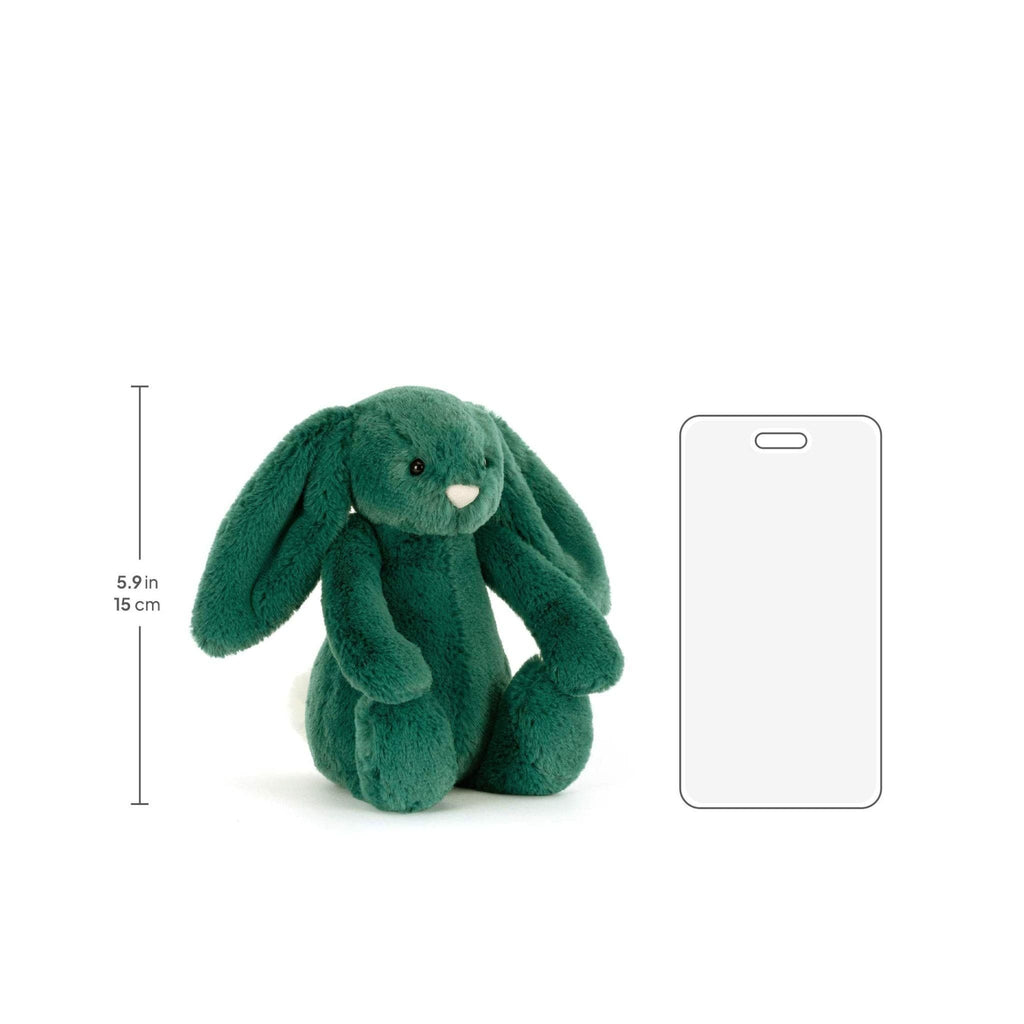 Jellycat Bashful Teal Bunny small soft toy 18cm