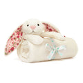 Jellycat Blossom Cream Bunny 'Berry' Blankie 56cm