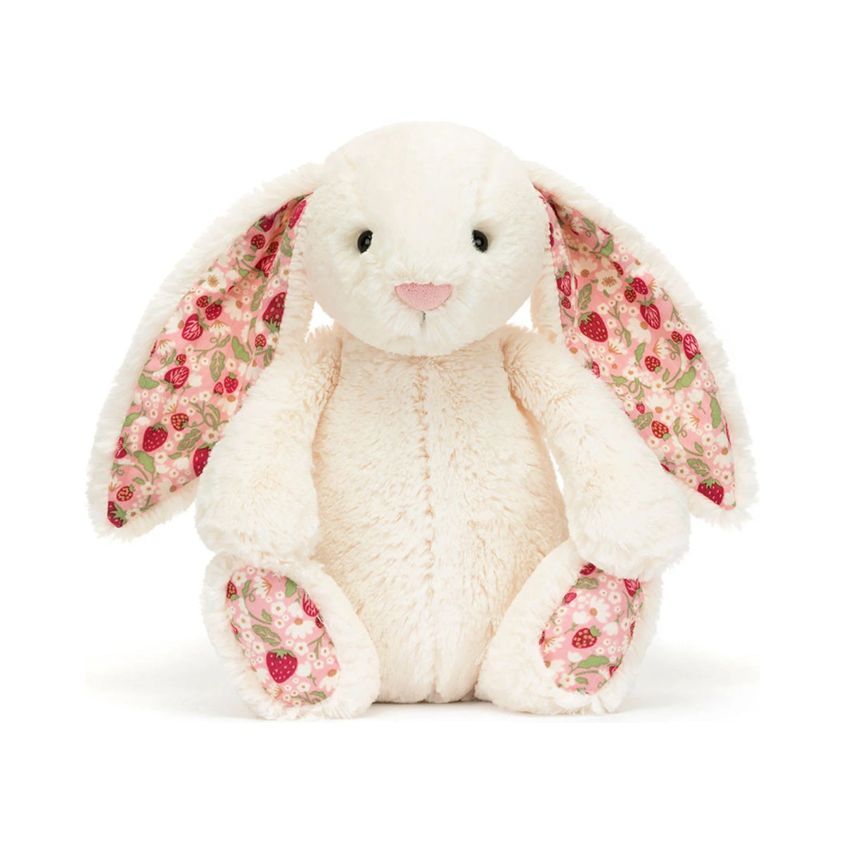 Jellycat Blossom Cream 'Berry' Bunny Medium 31cm