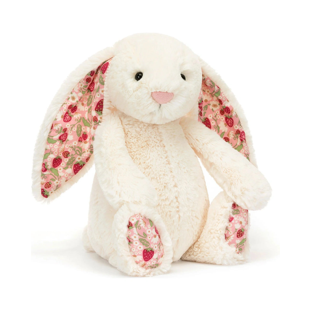 Jellycat Blossom Cream 'Berry' Bunny Medium 31cm