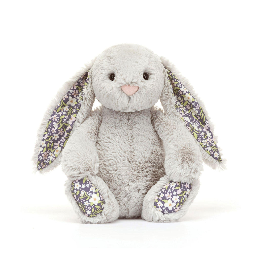 Jellycat Blossom Silver Bunny 'Bloom' medium soft toy 31cm