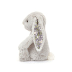 Jellycat Blossom Silver Bunny 'Bloom' medium soft toy 31cm
