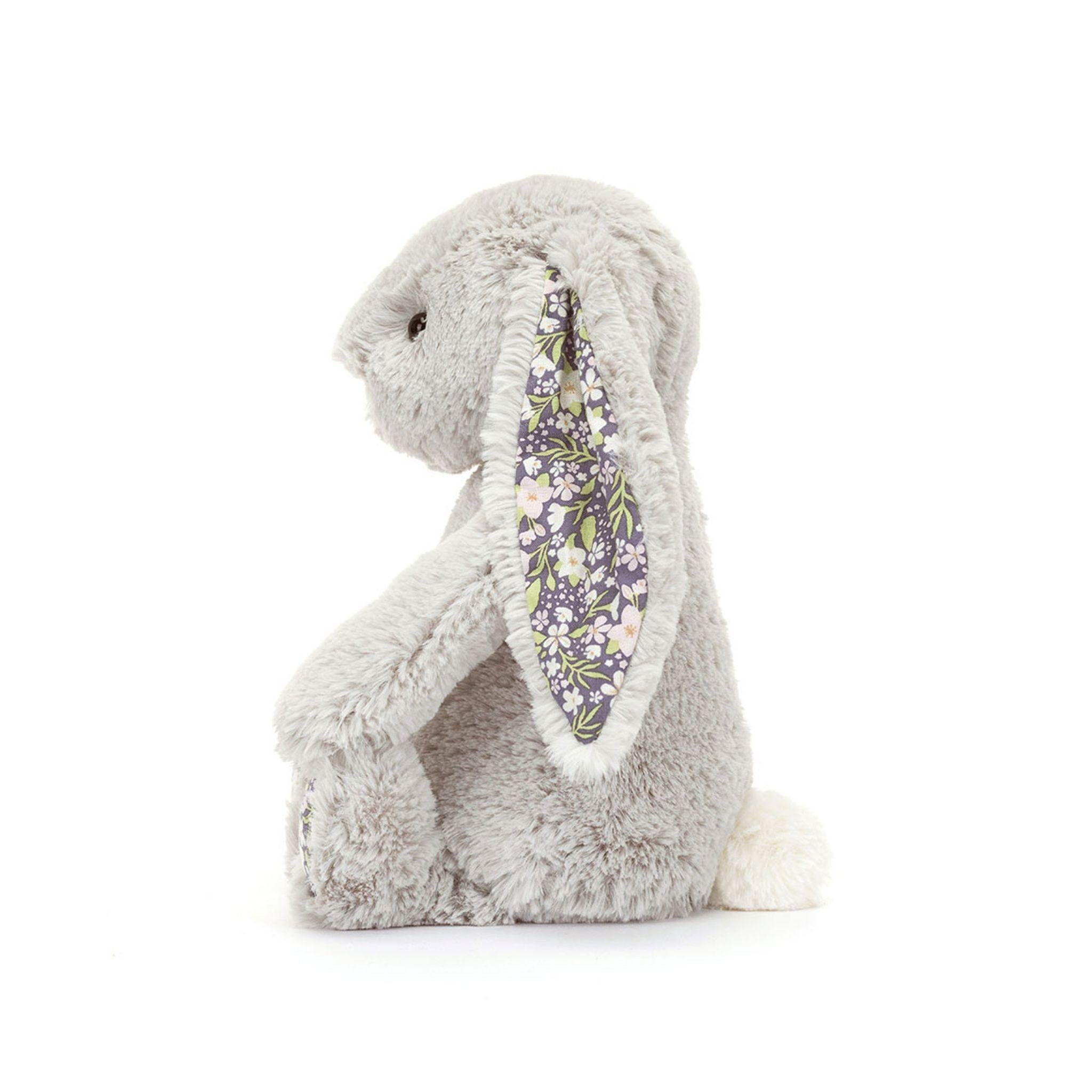 Jellycat Blossom Silver Bunny 'Bloom' medium soft toy 31cm