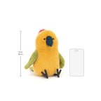 Jellycat Budgeby Parrot soft toy 26cm