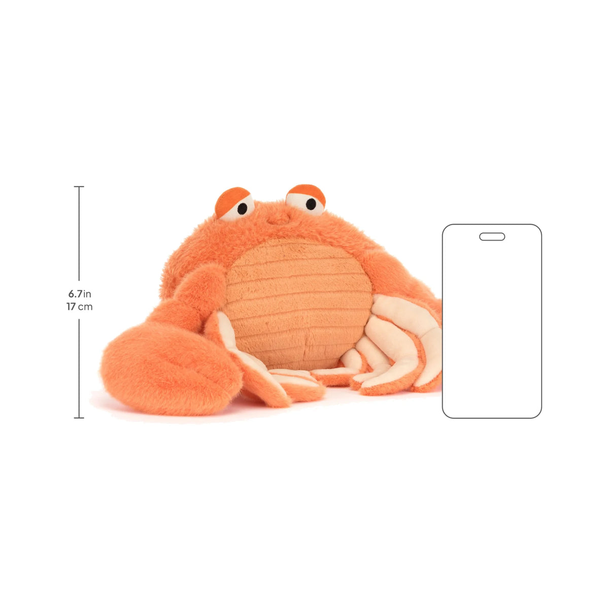 Jellycat Pinchsnap Crab Soft Toy 17cm