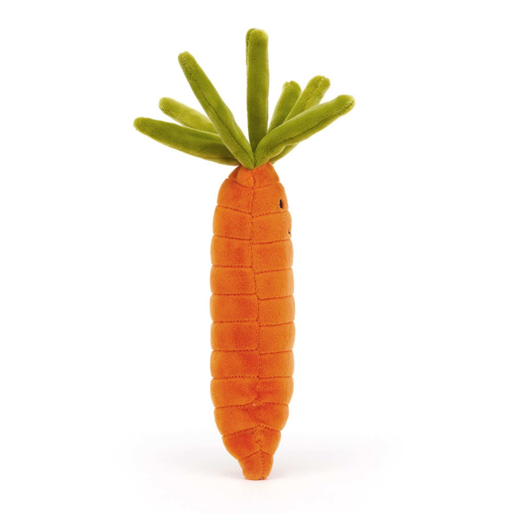Jellycat Vivacious Vegetable Carrot soft toy 17cm