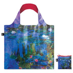 LOQI CLAUDE MONET Water Lilies Neon Recycled Tote Bag