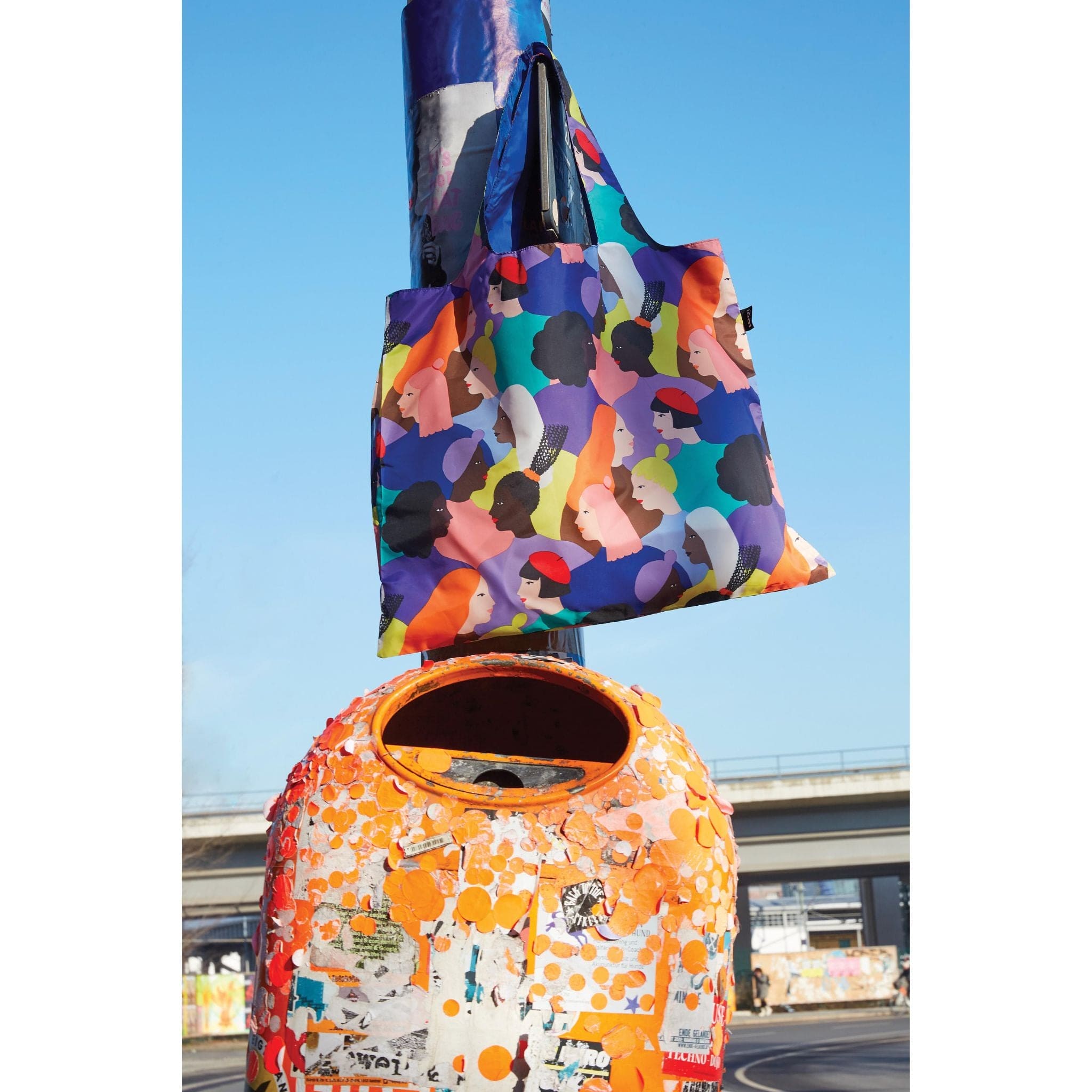 LOQI GLITTER POWER Sisters Recycled Tote Bag