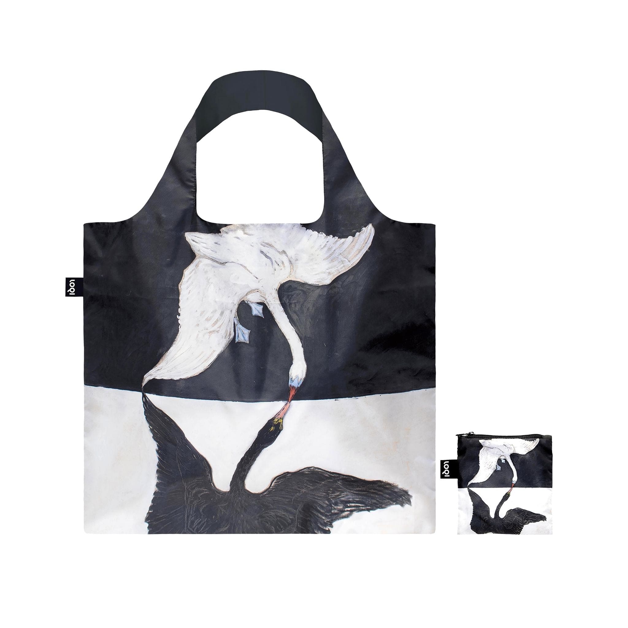 LOQI HILMA AF KLINT The Swan Recycled Tote Bag