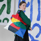 LOQI JOAN MIRO Woman, Bird and Star Recycled Tote Bag
