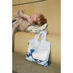 LOQI KATSUSHIKA HOKUSAI The Great Wave Recycled Tote Bag
