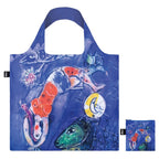 LOQI MARC CHAGALL The Blue Circus Recycled Tote Bag