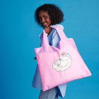 LOQI MOOMIN Cloud Recycled Tote Bag