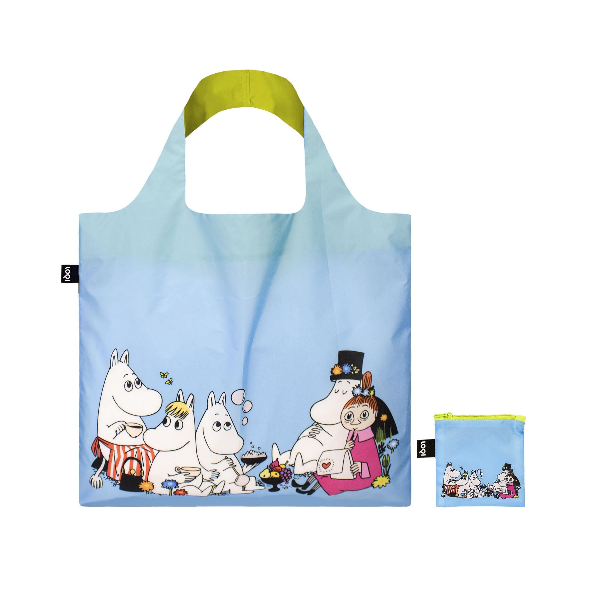 LOQI MOOMIN Family Recycled Tote Bag