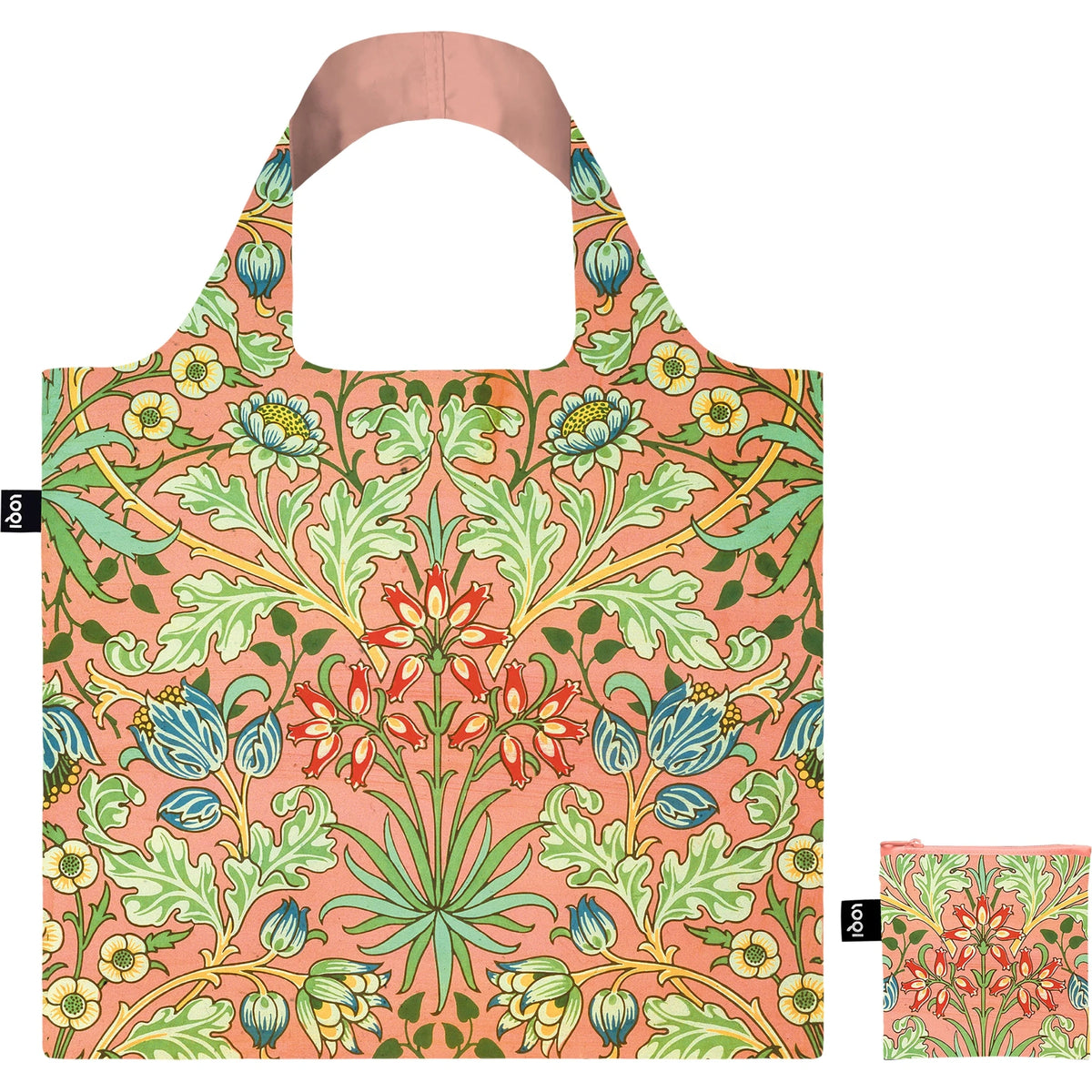 LOQI William Morris Hyacinth Reusable Bag 50cm