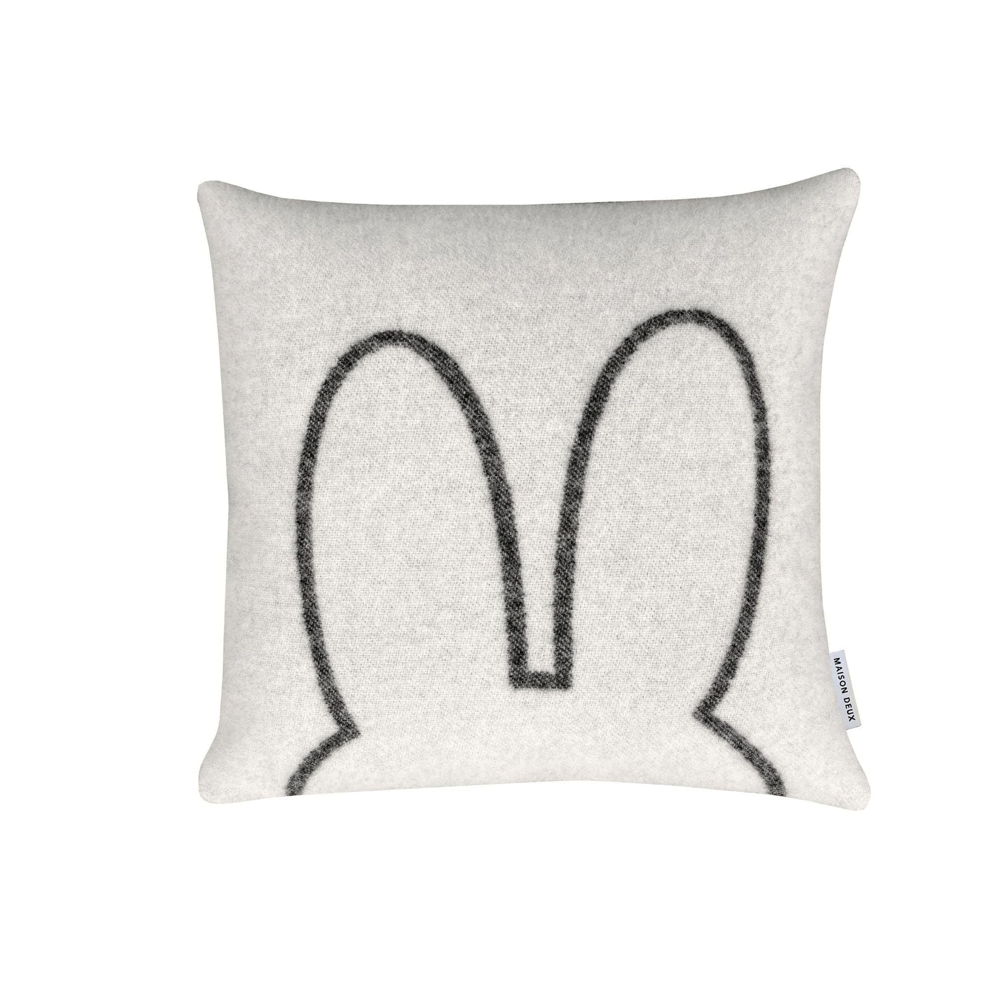 Maison Deux Miffy White and Black Cushion Cover 50x50cm