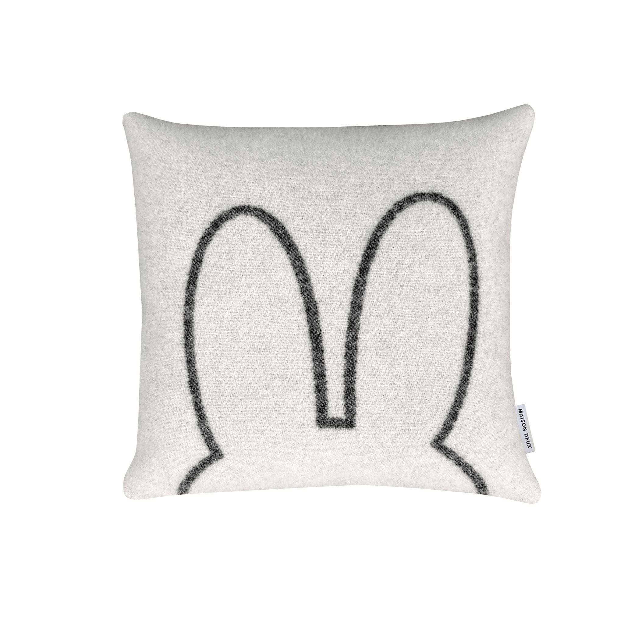 Maison Deux Miffy White and Black Cushion Cover 50x50cm