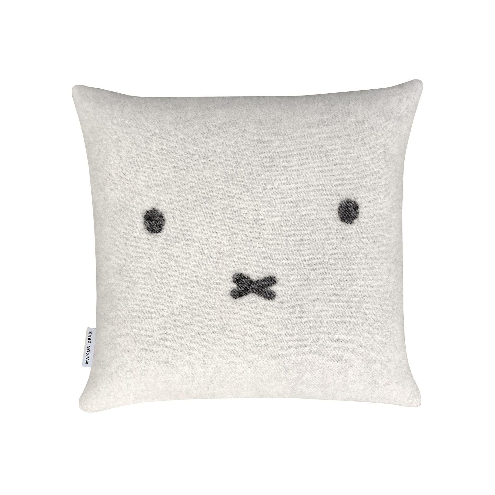 Maison Deux Miffy White and Black Cushion Cover 50x50cm