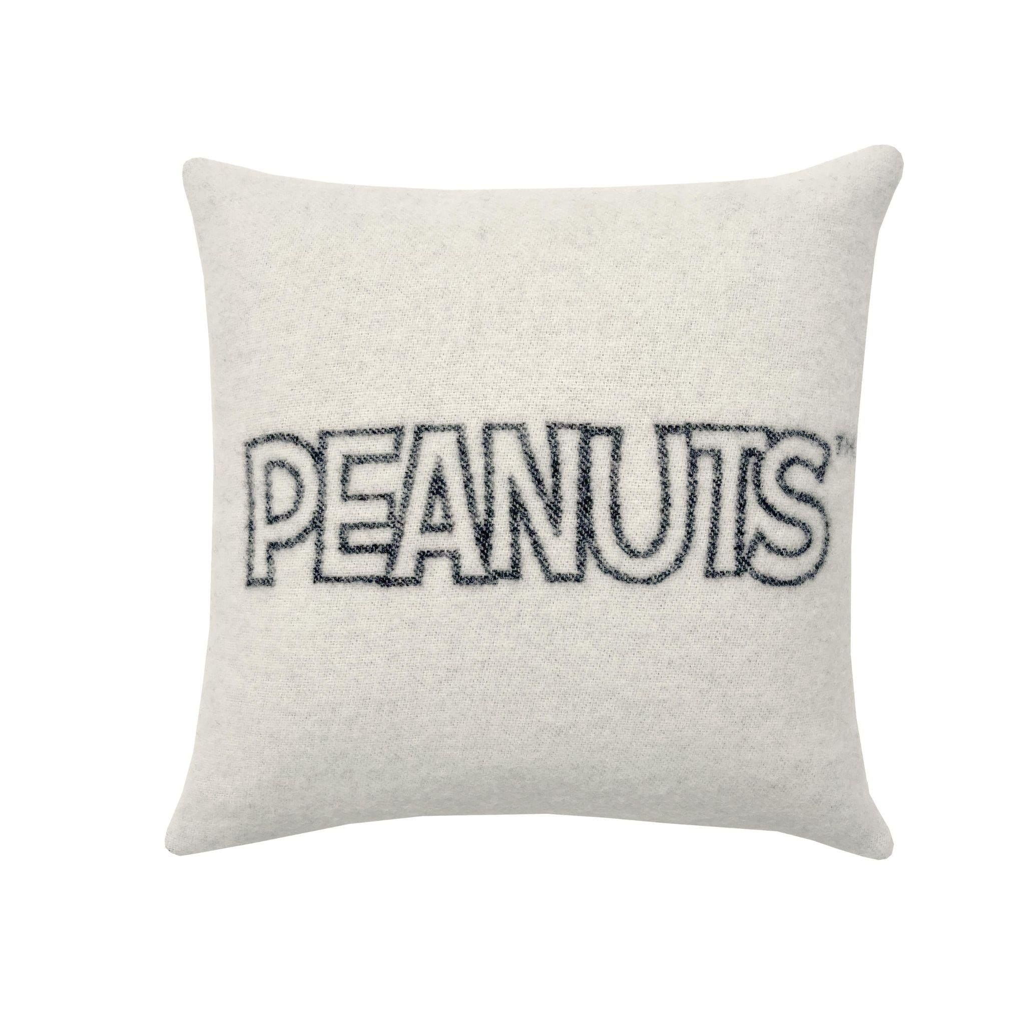 Maison Deux Peanuts Hug Black & White Cushion Cover 50x50cm