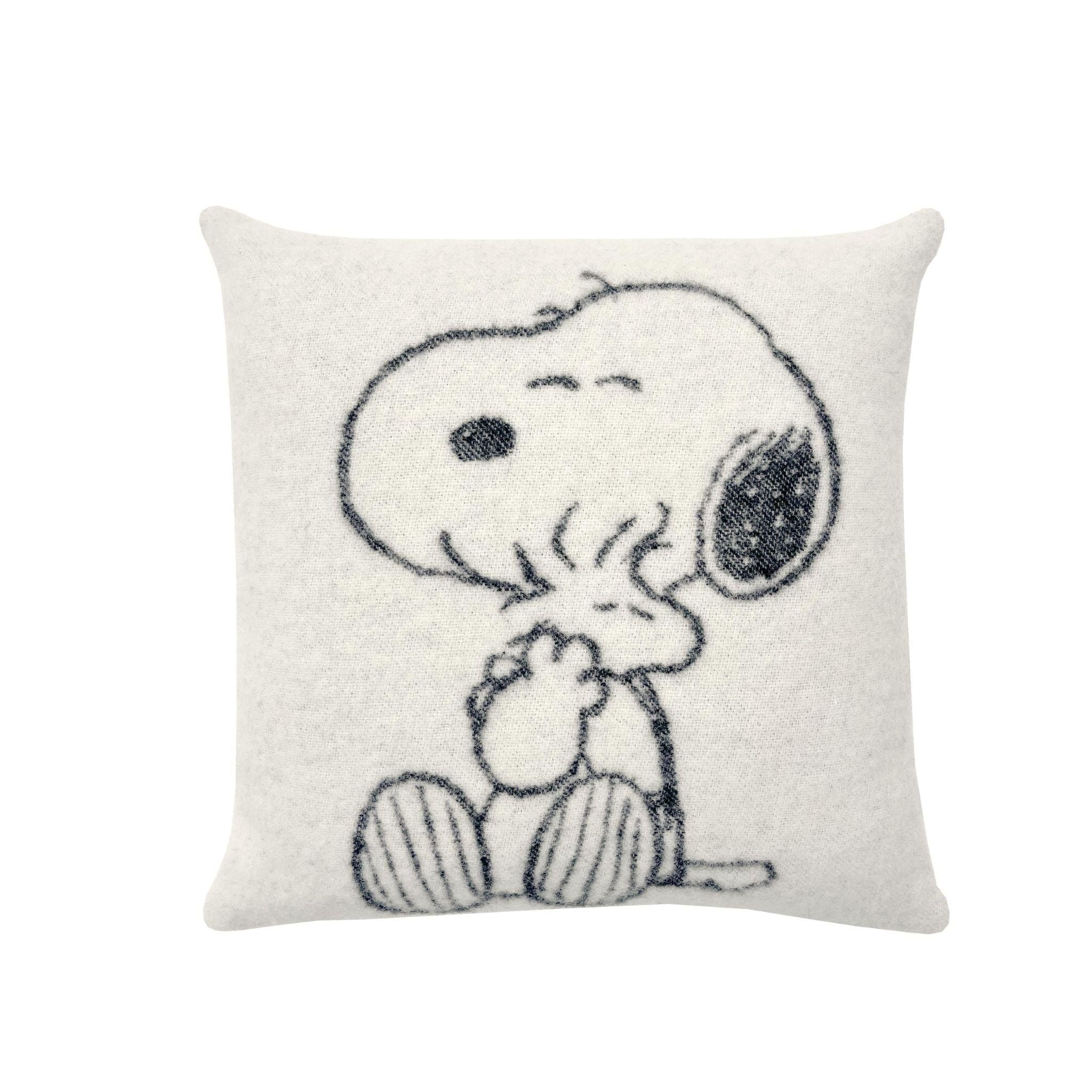 Maison Deux Peanuts Hug Black & White Cushion Cover 50x50cm