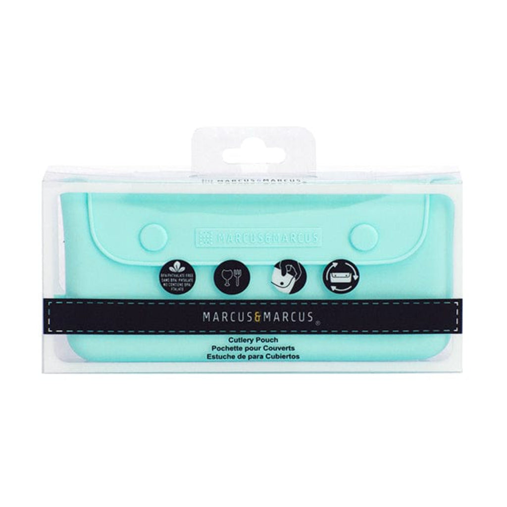Marcus & Marcus Silicone Cutlery Pouch — Mess-Free Travel Storage