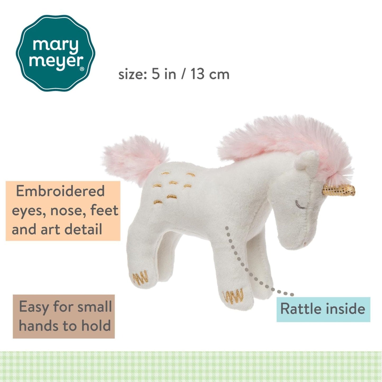 Mary Meyer Twilight Baby Unicorn Rattle
