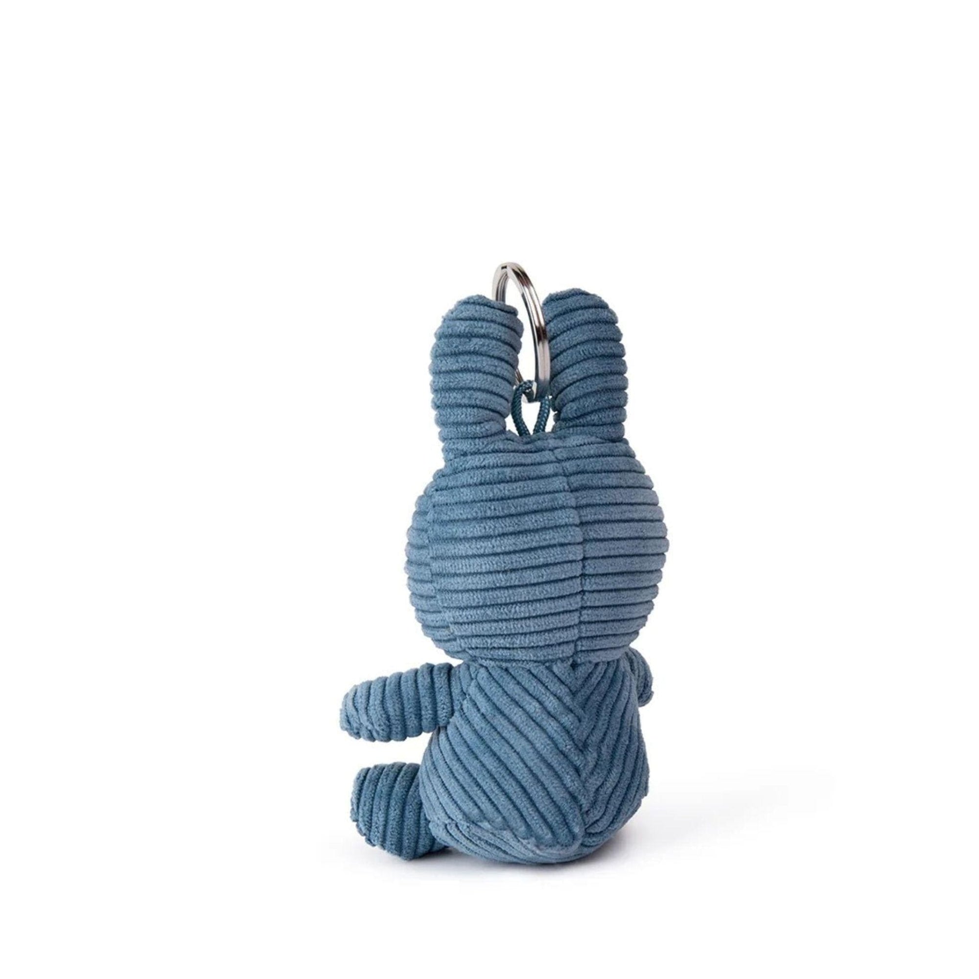 Miffy Eco Corduroy Bag Charm - Aviator Blue 10cm