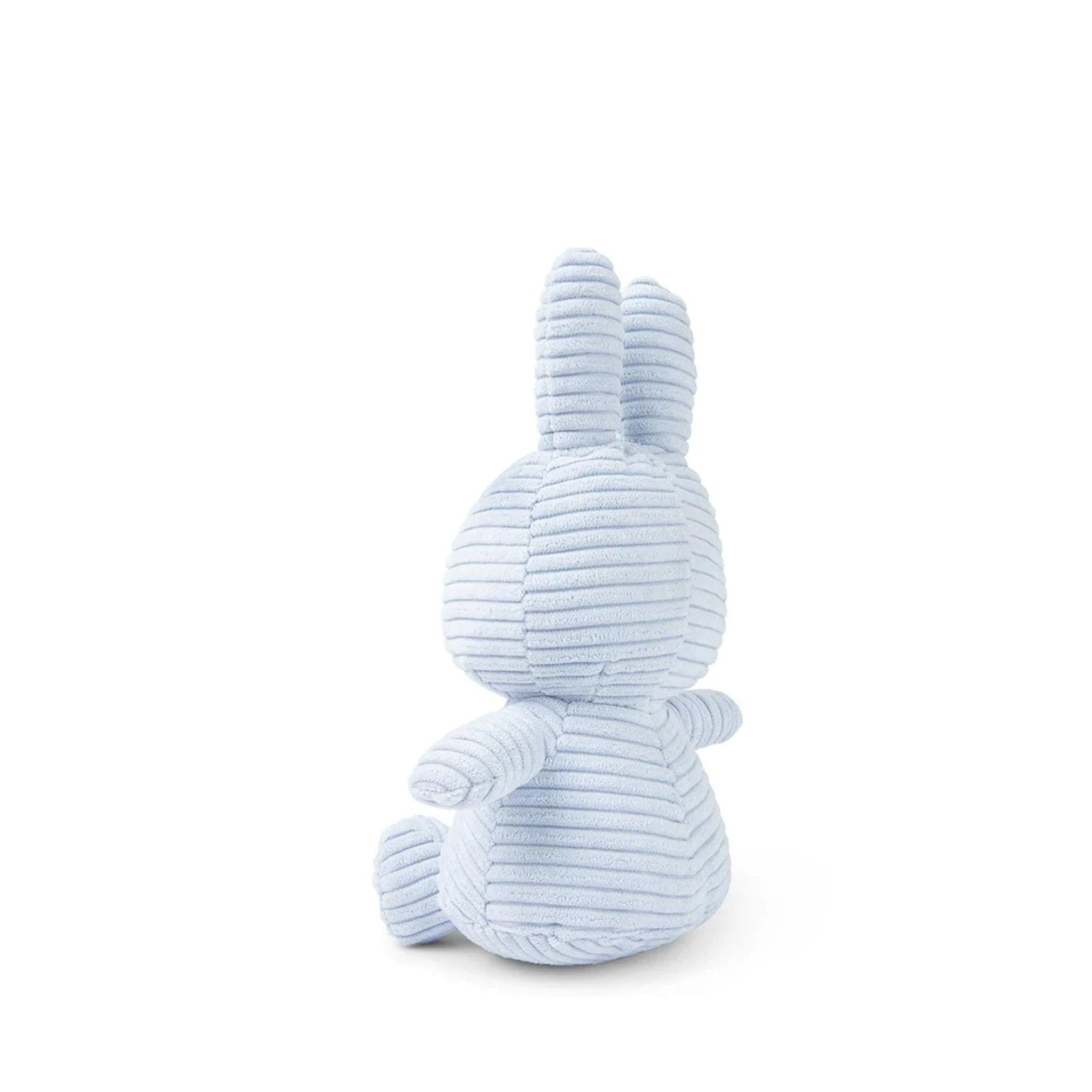 Miffy Eco Corduroy Plush - Ice Blue 23cm