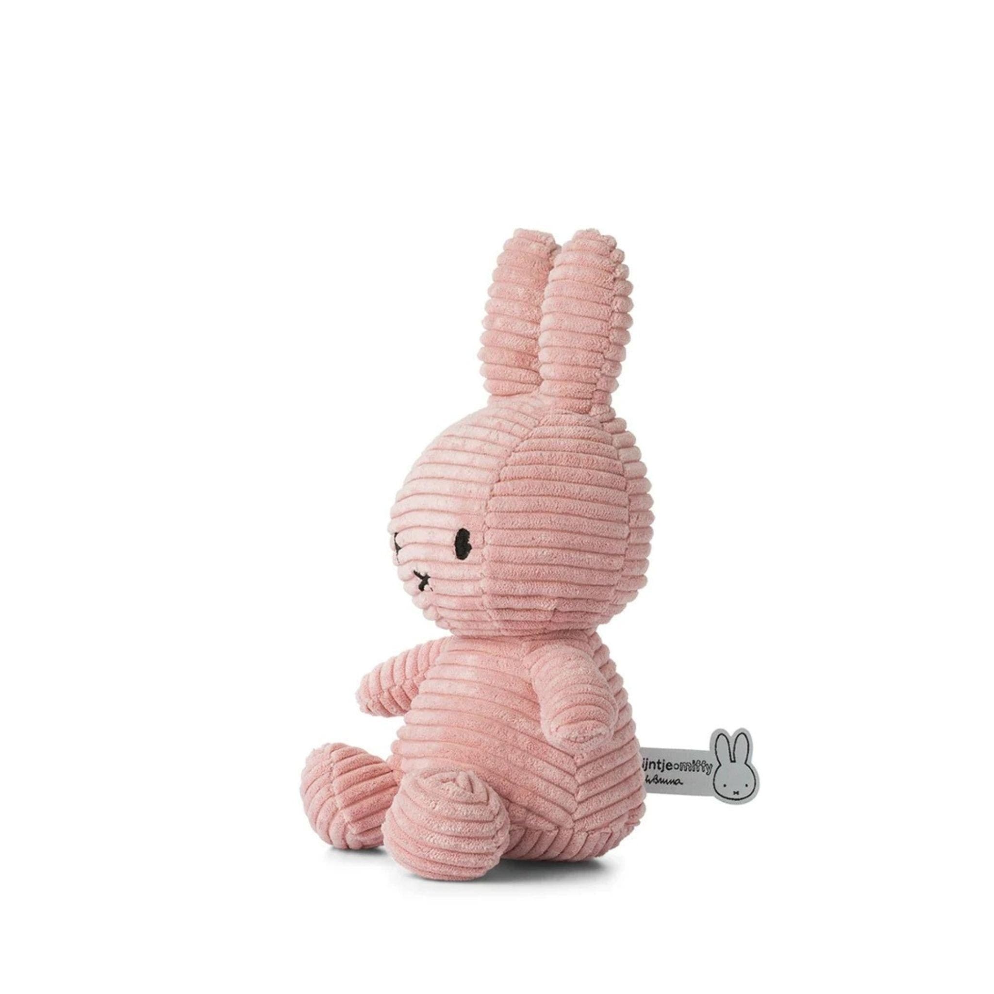 Miffy Eco Corduroy Plush - Pink 23cm