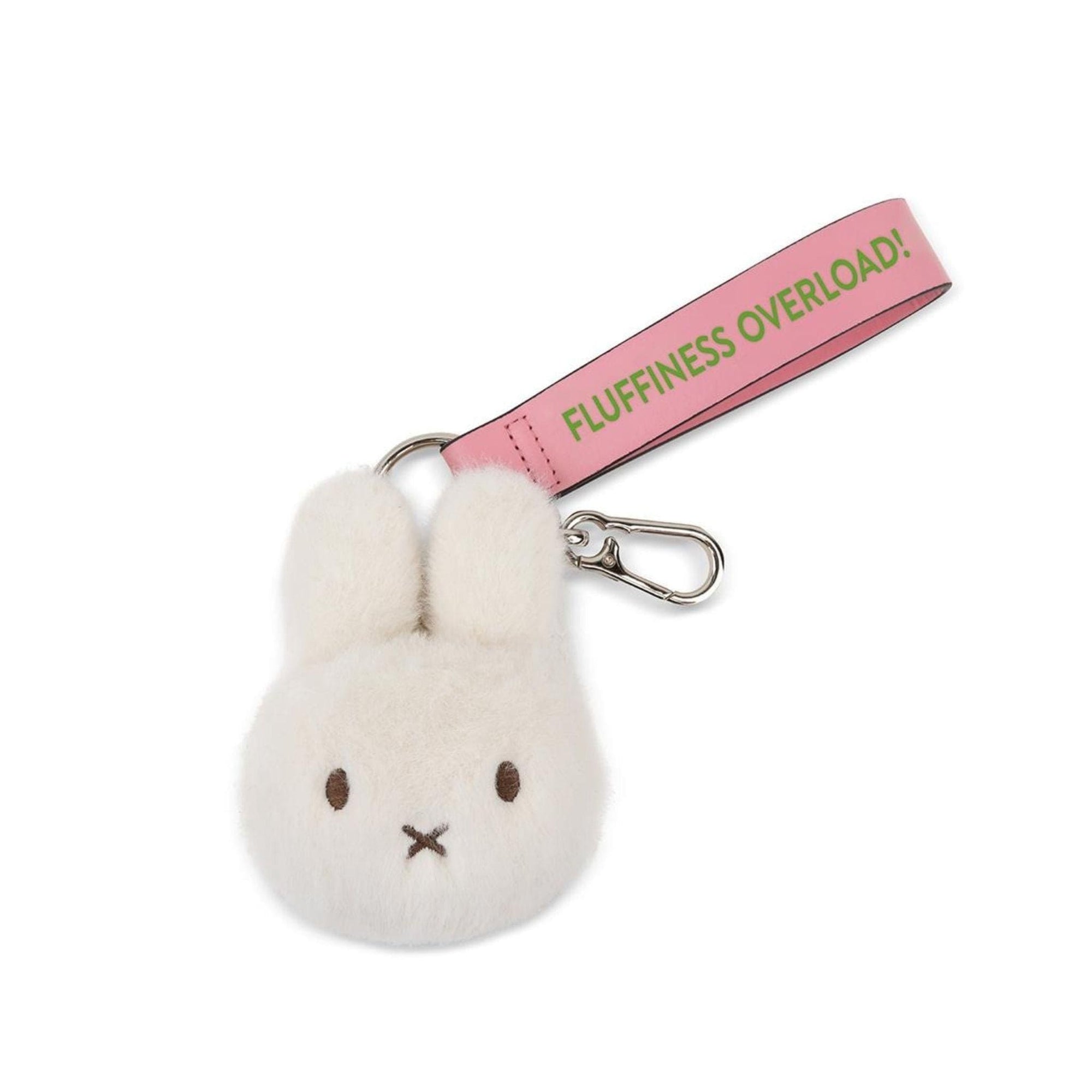Miffy ECO Fuzzy Keychain Offwhite 11cm