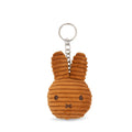 Miffy Eco Corduroy Flat Keychain - Cinnamon 10cm